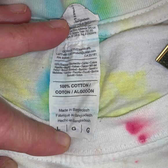 ZOMBIES RARE TIE DYE BAND CONCERT TEE - Picture 5 of 7